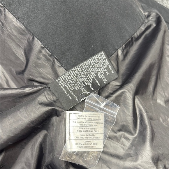 Artic Expedition Black Quilted Puffer Coat with Fur Trim - Picture 7 of 7